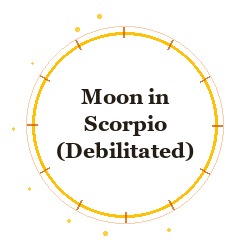 Moon in Scorpio (Debilitated)
